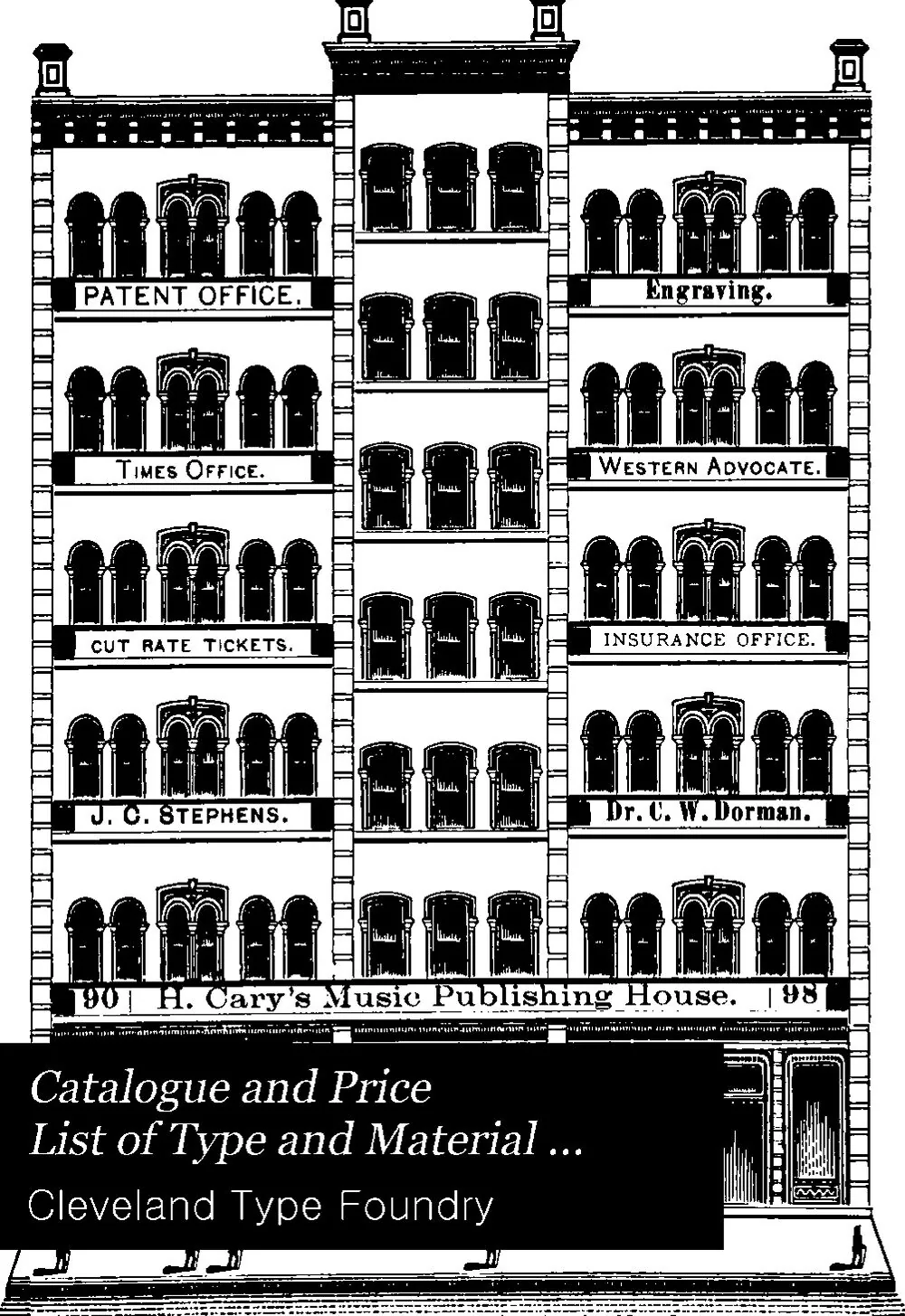 Catalogue and Price List of Type and Material (ATF 1893 Specimen) — page 1