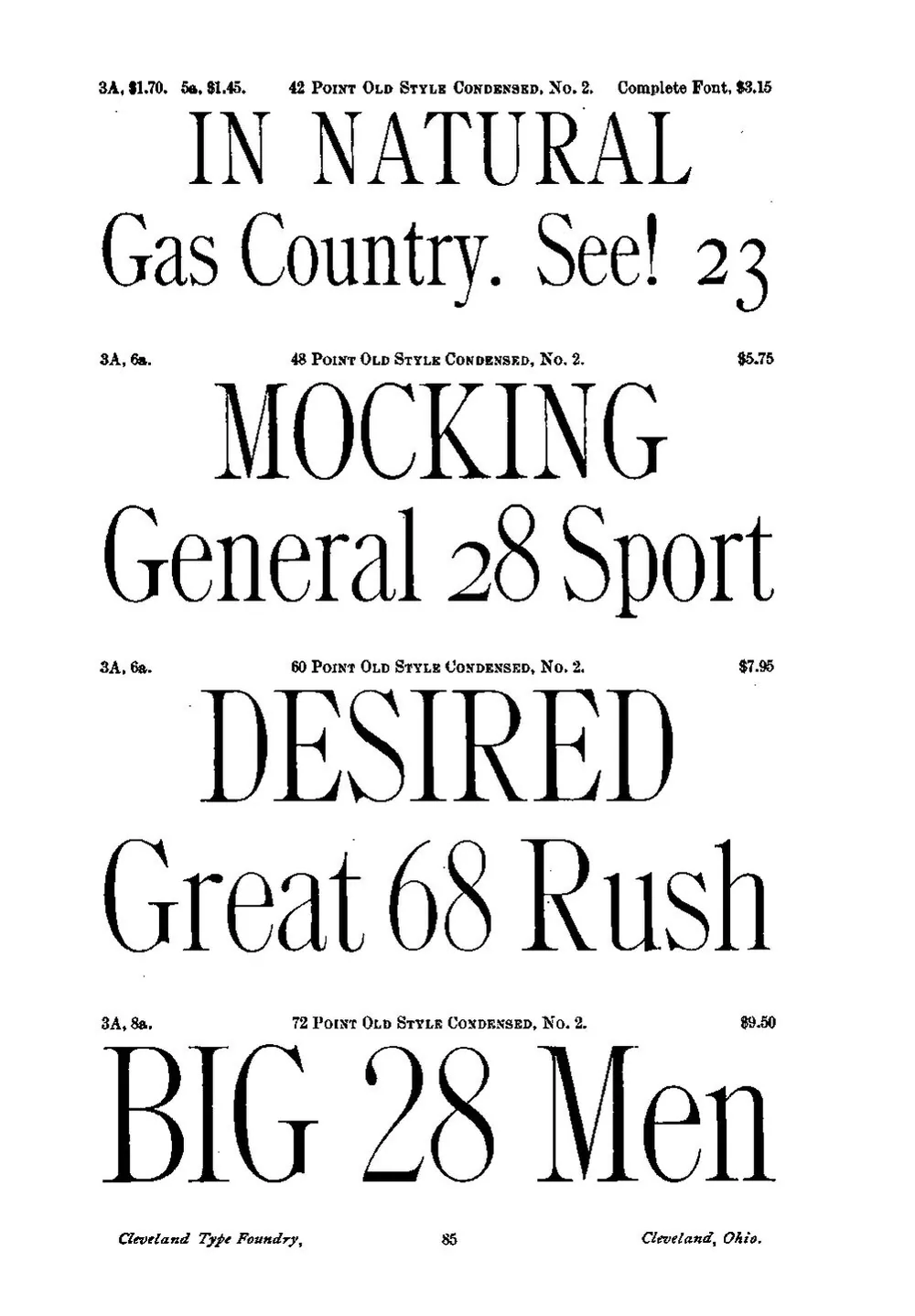 Catalogue and Price List of Type and Material (ATF 1893 Specimen) — page 5
