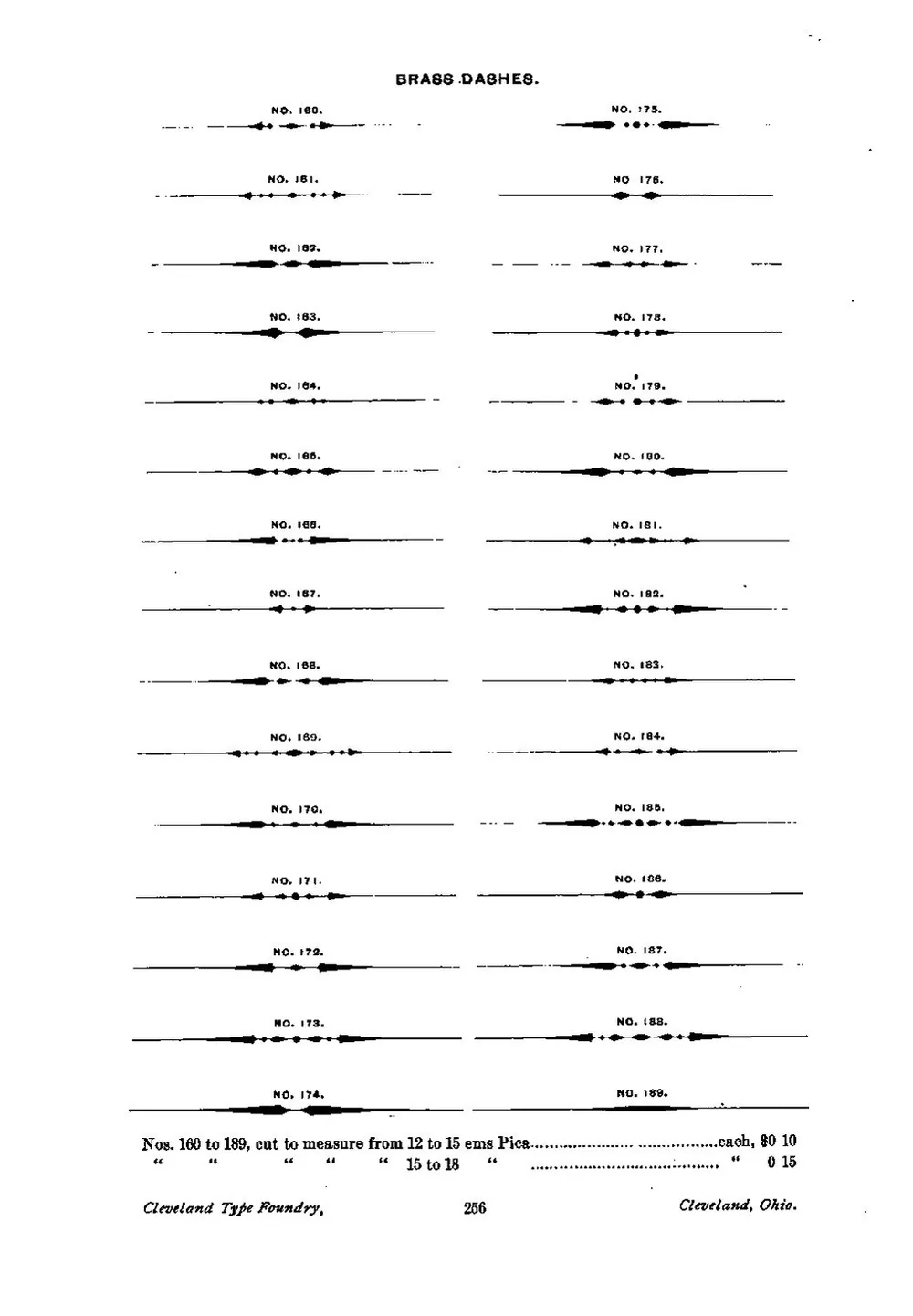 Catalogue and Price List of Type and Material (ATF 1893 Specimen) — page 13
