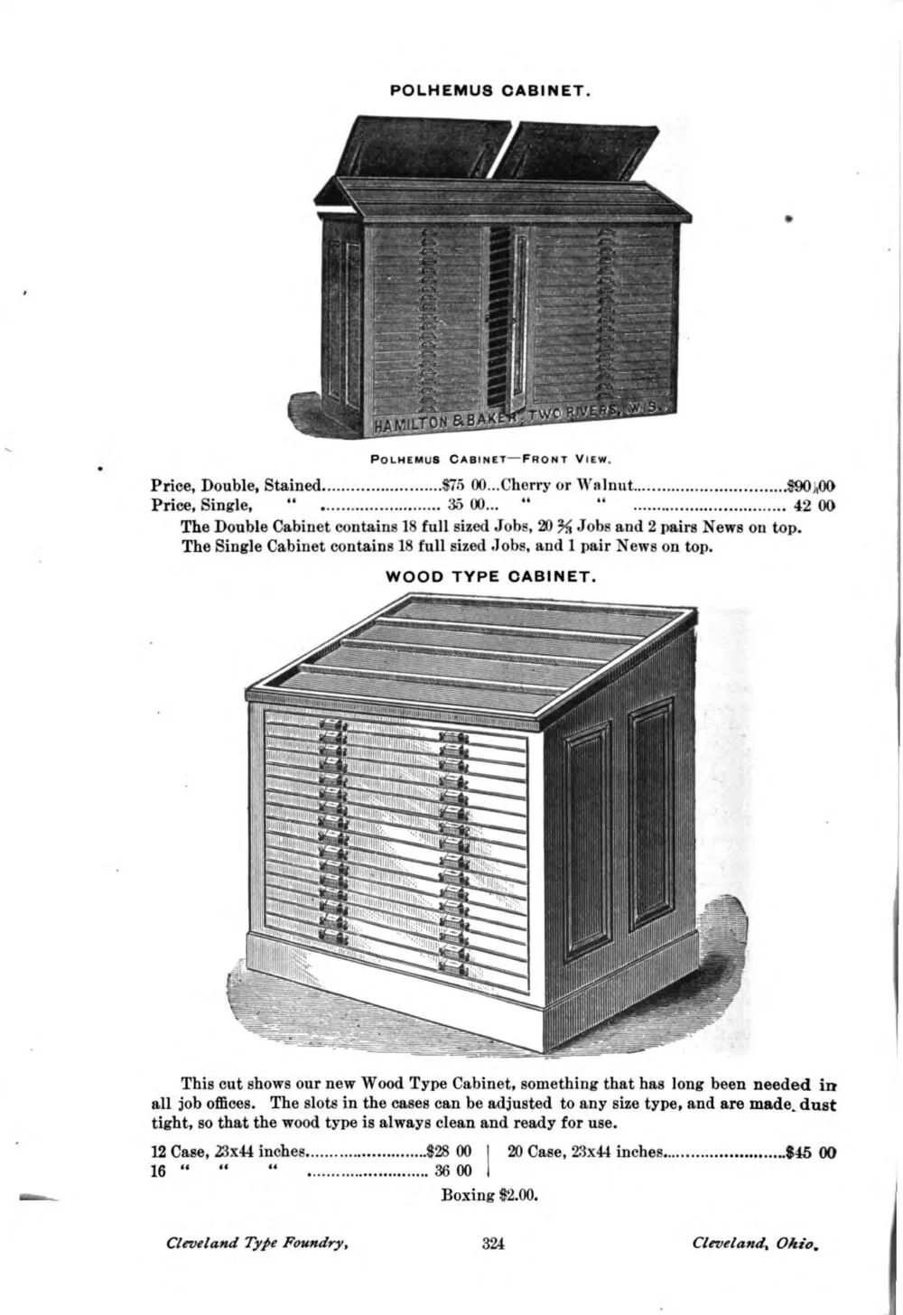 Catalogue and Price List of Type and Material (ATF 1893 Specimen) — page 16