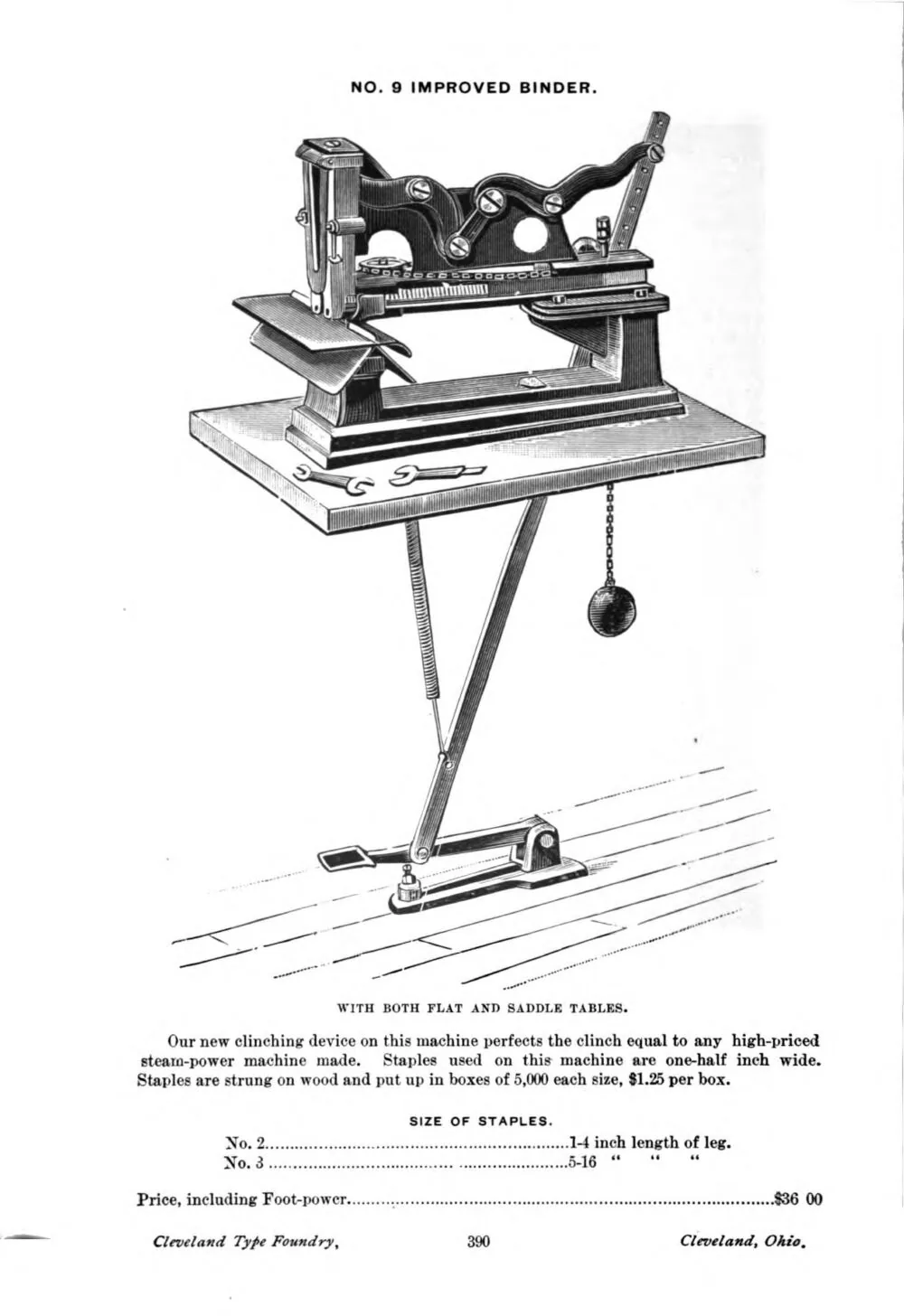 Catalogue and Price List of Type and Material (ATF 1893 Specimen) — page 19
