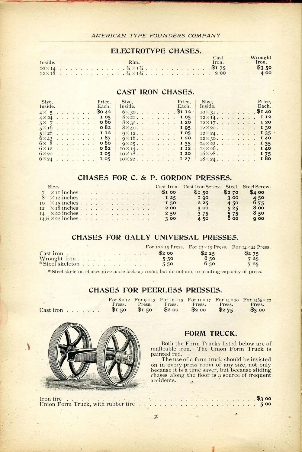Illustrated Catalogue and Price List of Printing Machinery and Supplies [etc.] — page 4