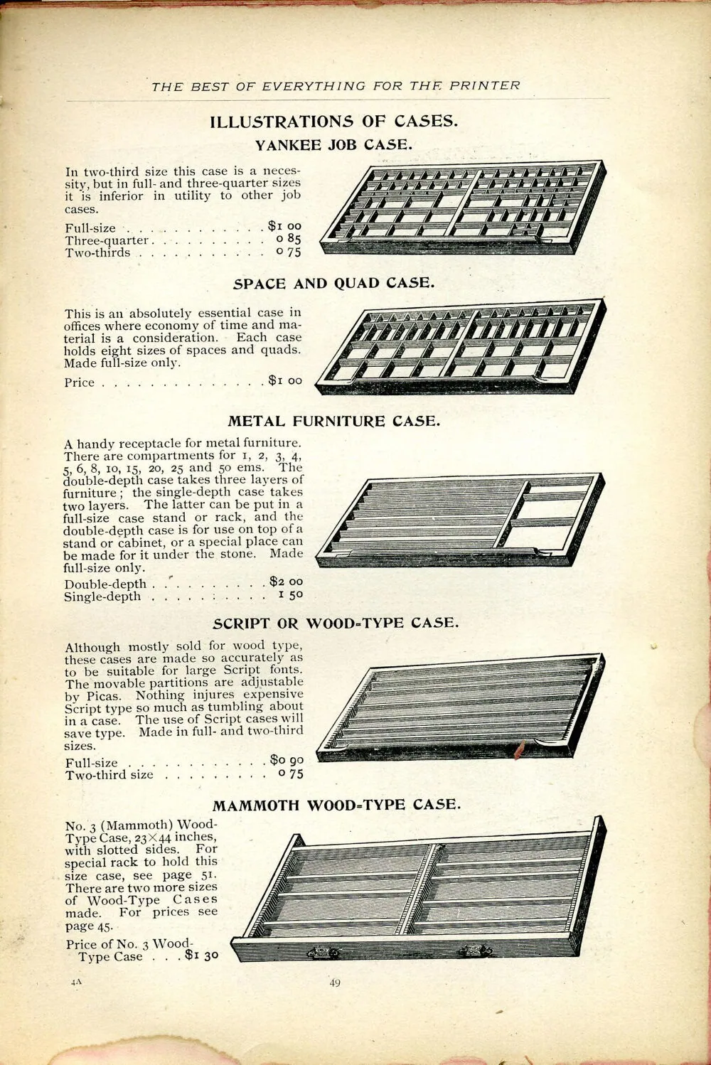 Illustrated Catalogue and Price List of Printing Machinery and Supplies [etc.] — page 5