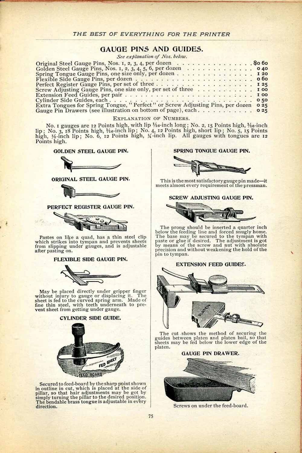 Illustrated Catalogue and Price List of Printing Machinery and Supplies [etc.] — page 7