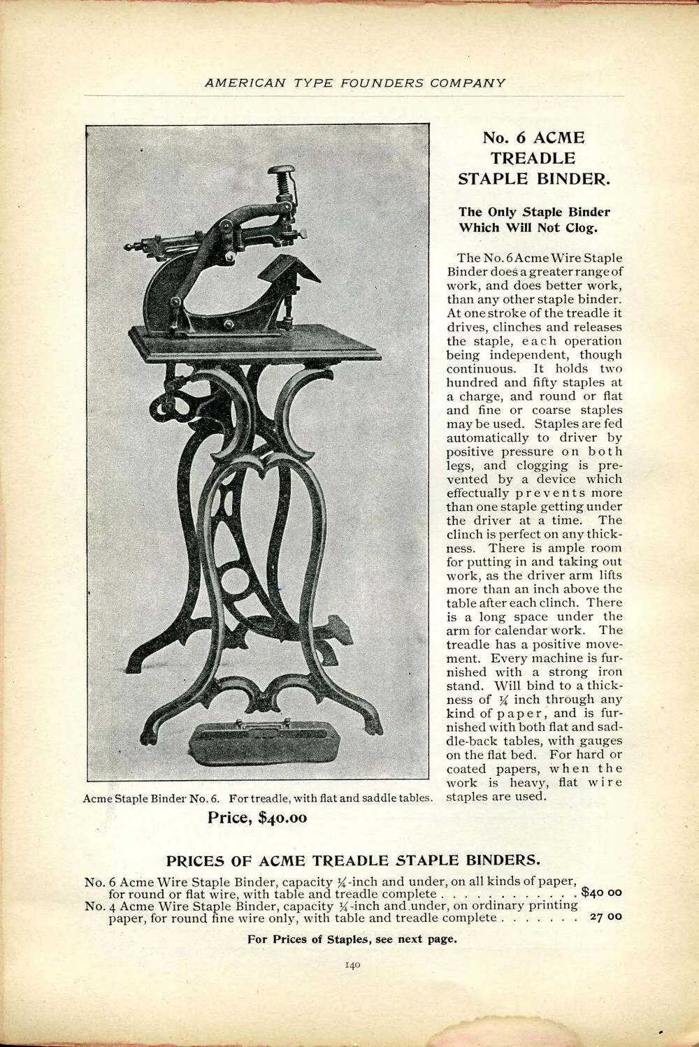 Illustrated Catalogue and Price List of Printing Machinery and Supplies [etc.] — page 12