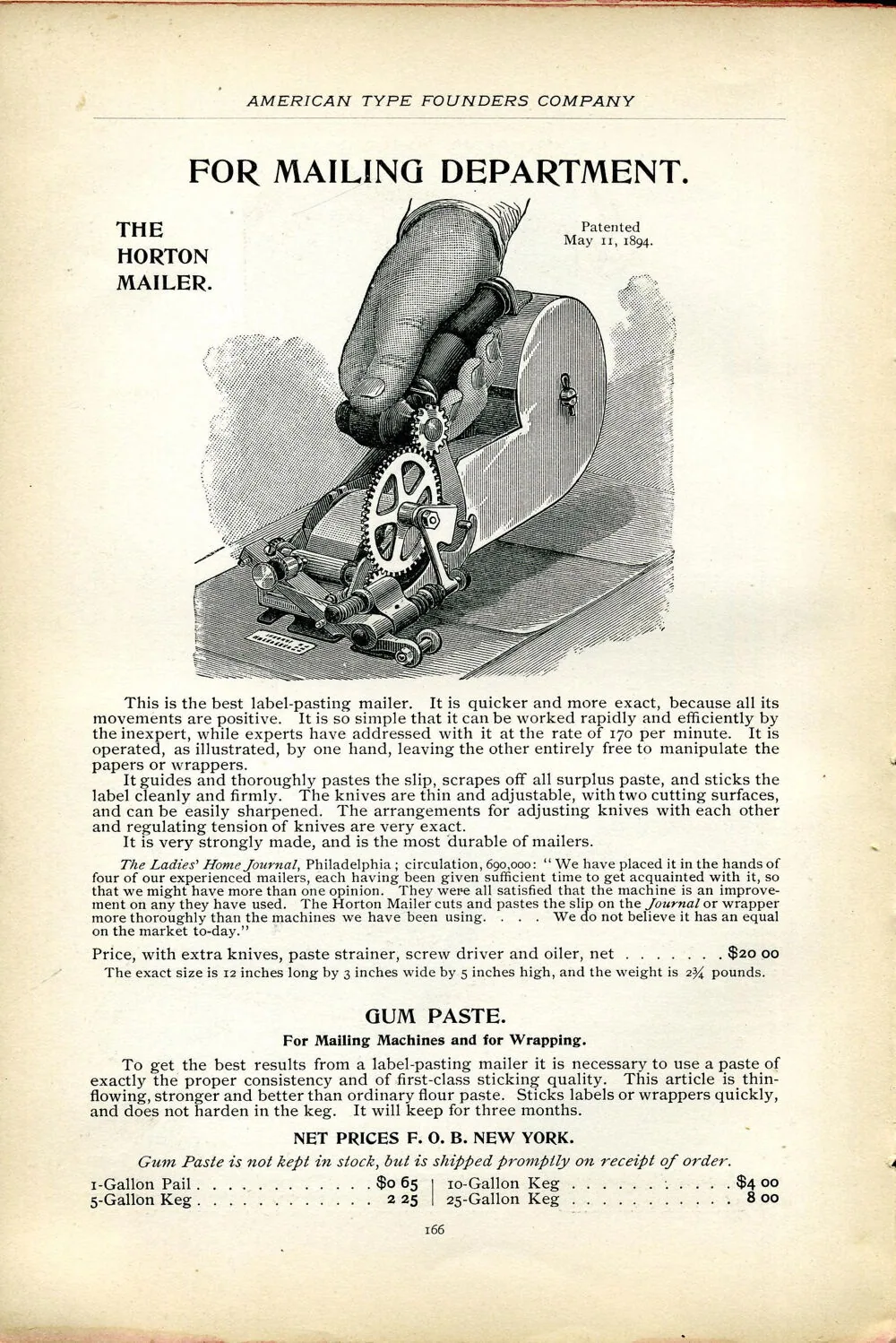 Illustrated Catalogue and Price List of Printing Machinery and Supplies [etc.] — page 14