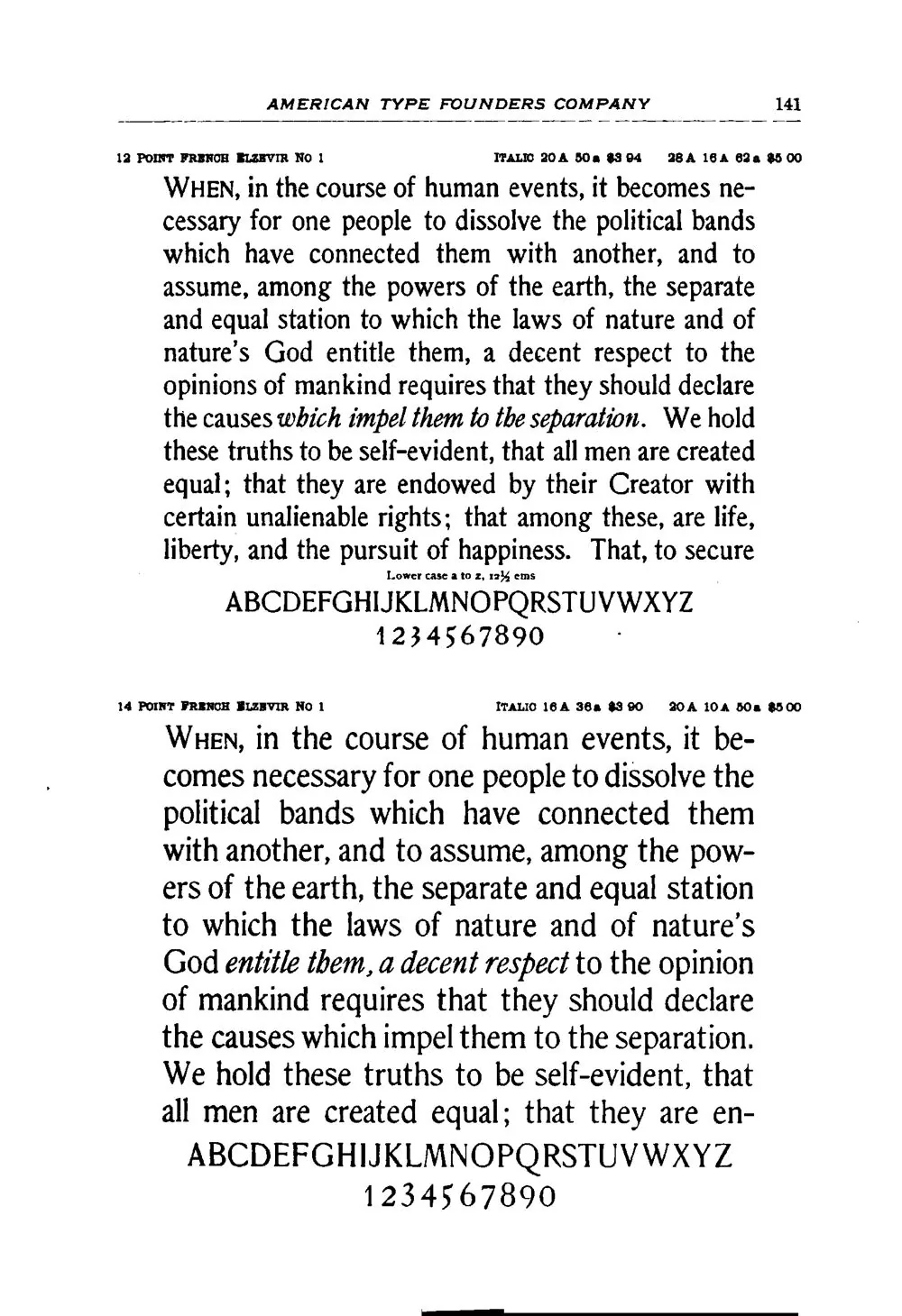 Desk Book: Specimens of Type, Borders & Ornaments, Brass Rule & Electrotypes, and Catalogue of Printing Machinery and Materials, Wood Goods, Etc. — page 4