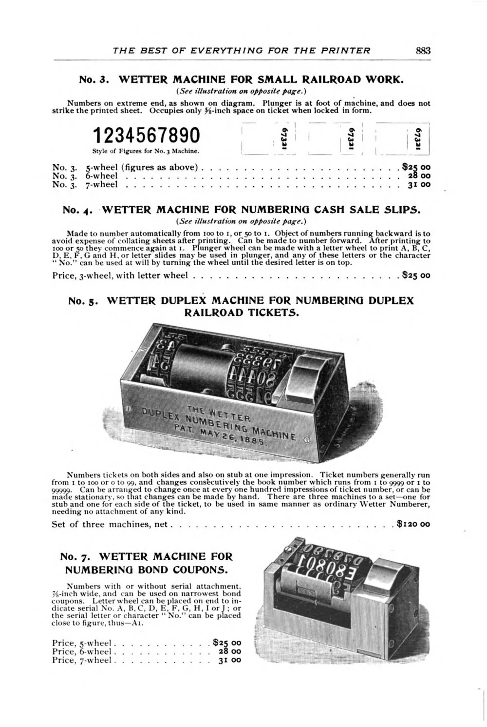 Desk Book: Specimens of Type, Borders & Ornaments, Brass Rule & Electrotypes, and Catalogue of Printing Machinery and Materials, Wood Goods, Etc. — page 17