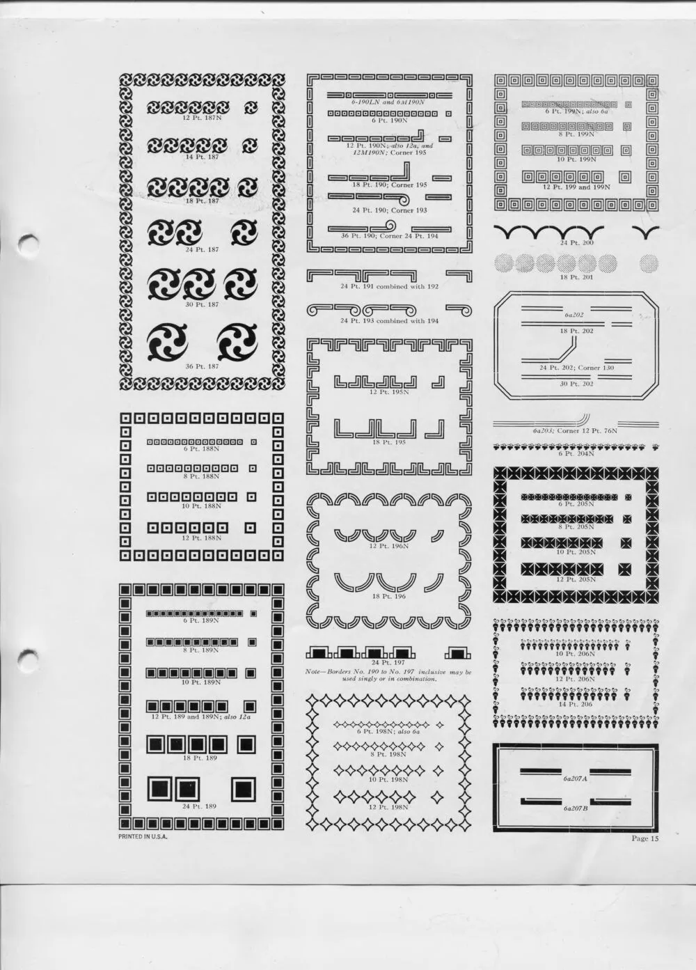 Monotype Borders and Ornaments — page 6
