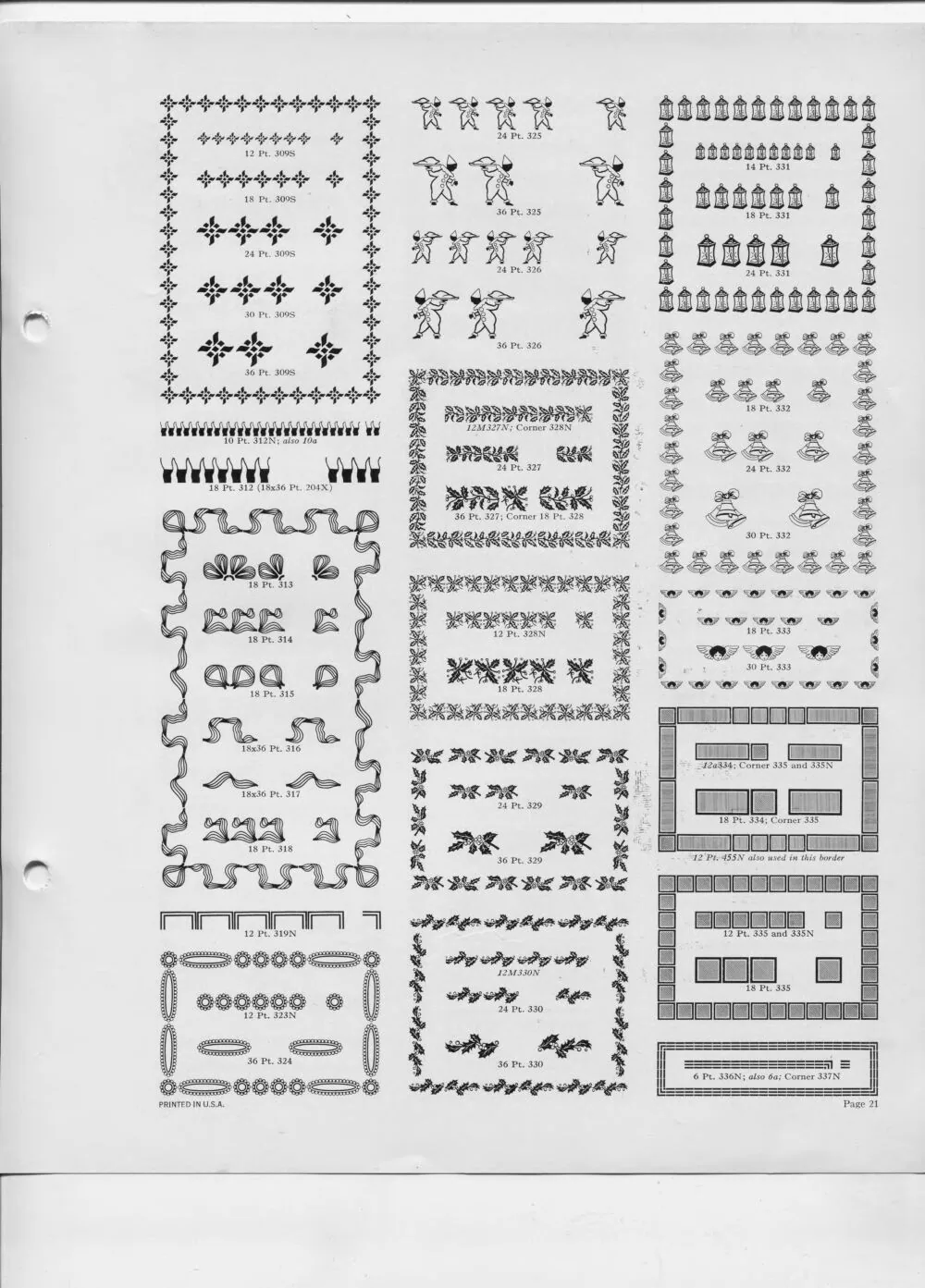 Monotype Borders and Ornaments — page 8