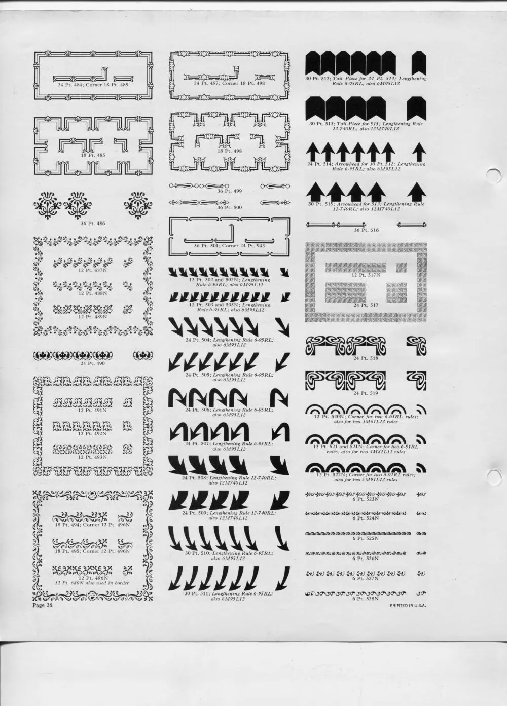Monotype Borders and Ornaments — page 10
