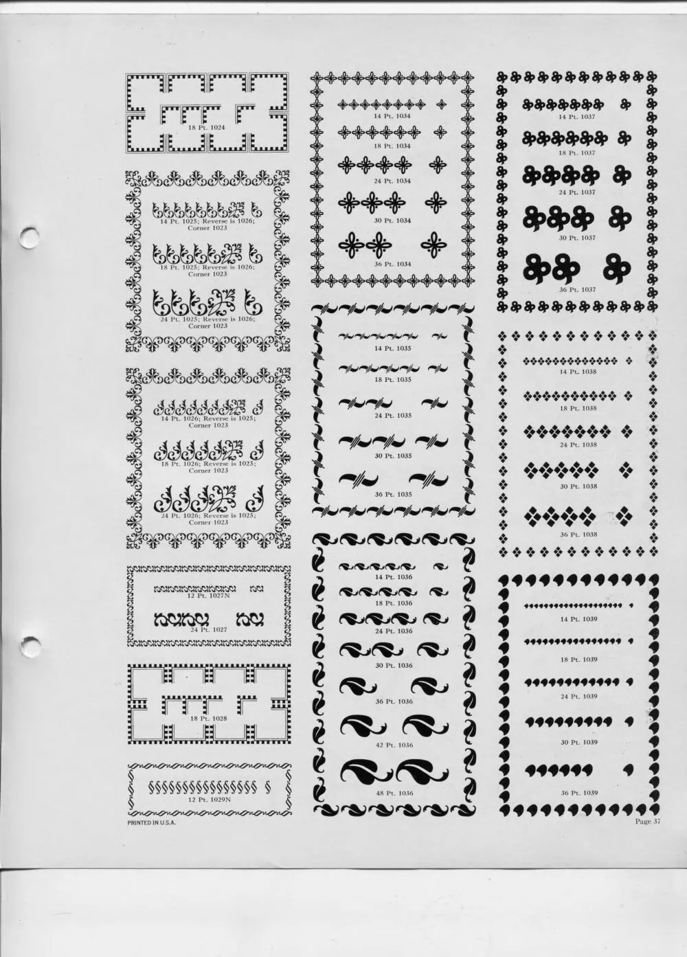 Monotype Borders and Ornaments — page 14