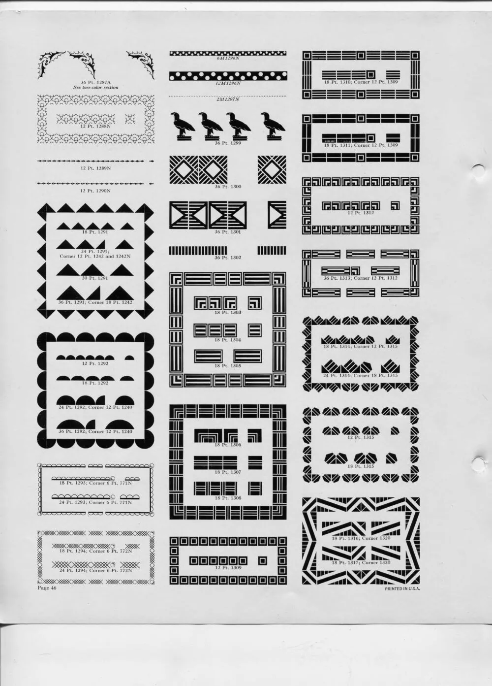 Monotype Borders and Ornaments — page 17