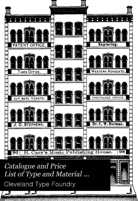 Catalogue and Price List of Type and Material (ATF 1893 Specimen)