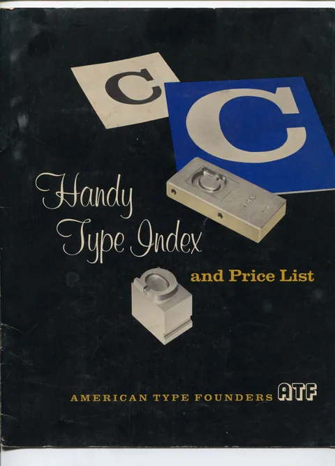 Handy Type Index and Price List