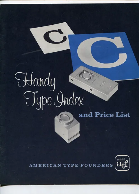 Handy Type Index and Price List