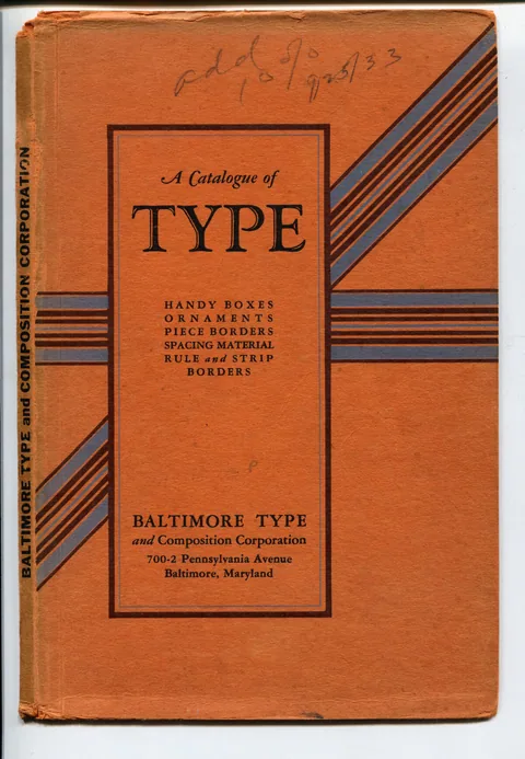 A Catalogue of Type