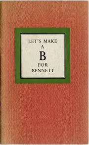 Let's Make a B for Bennett