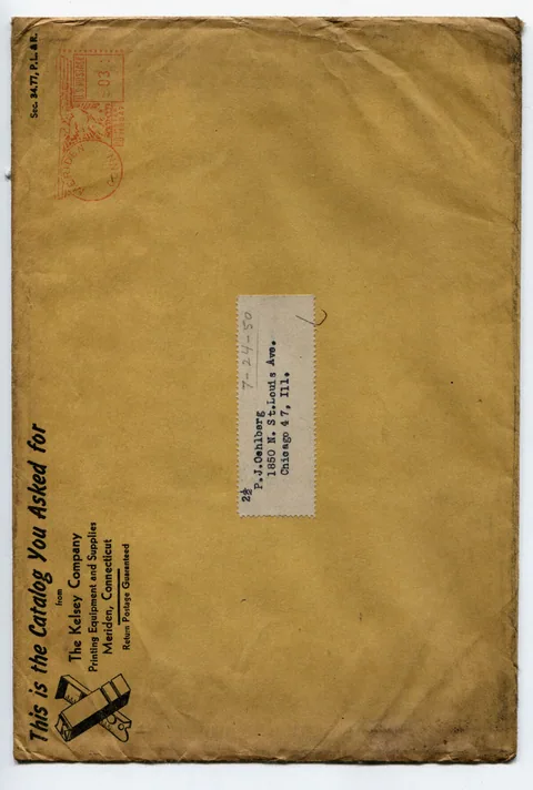 [Kelsey Press Sales Literature Packet, 1950-07-24]