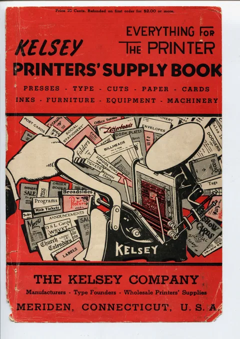 Kelsey Printers' Supply Book