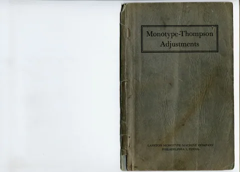Monotype-Thompson Adjustments