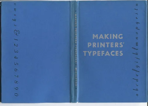 Making Printers' Typefaces