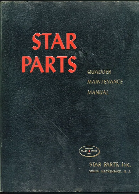Manual [for the] "Star" Automatic Quadding Attachment, Models C-D-E