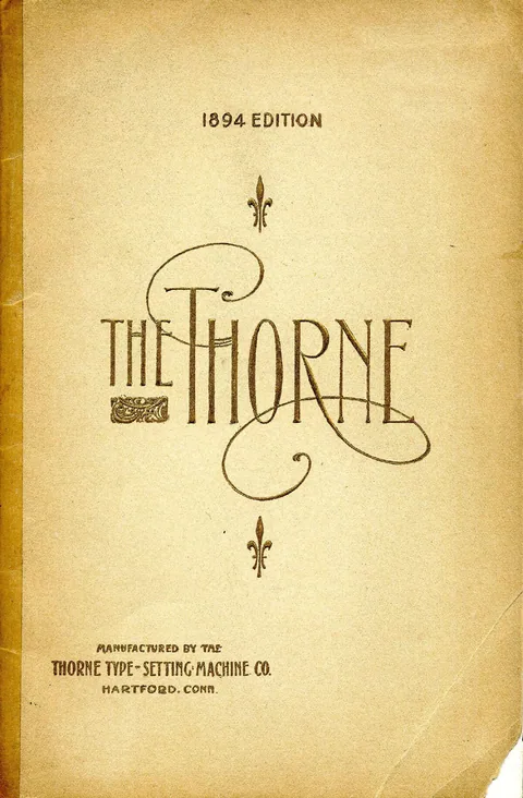 The Thorne Type-Setting Machine