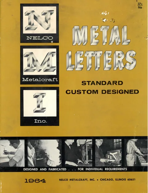 Nelco Metal Letters